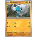 Meditite 082/162 Common Temporal Forces Pokemon Reverse Holo Lightly Played (LP) przód