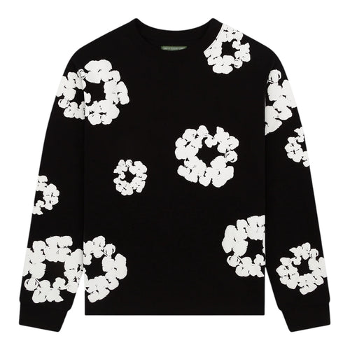 Denim Tears Long Sleeve Cotton Wreath T-shirt - archivebyx