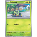 Spinarak 004/167 Common Twilight Masquerade Pokemon Reverse Holo Near Mint (NM) przód