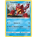Volcanion 025/072 Rare Shining Fates Pokemon Lightly Played (LP) przód