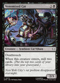 Venomized Cat 72 Common Marvel's Spider-Man Magic: The Gathering Near Mint (NM) przód