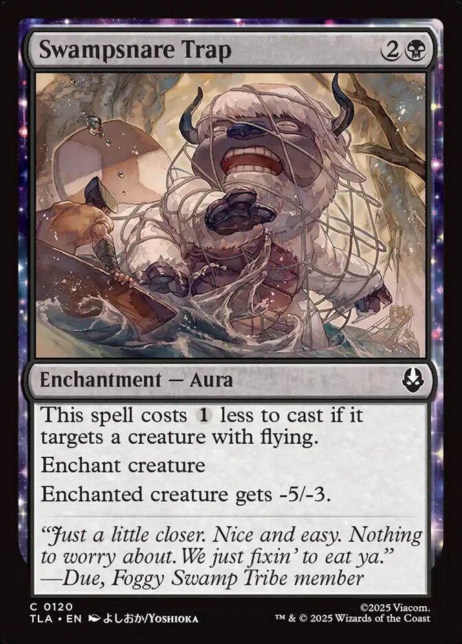 Swampsnare Trap 120 Common Avatar: The Last Airbender Magic: The Gathering Near Mint (NM) przód