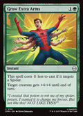 Grow Extra Arms 101 Common Marvel's Spider-Man Magic: The Gathering Near Mint (NM) przód