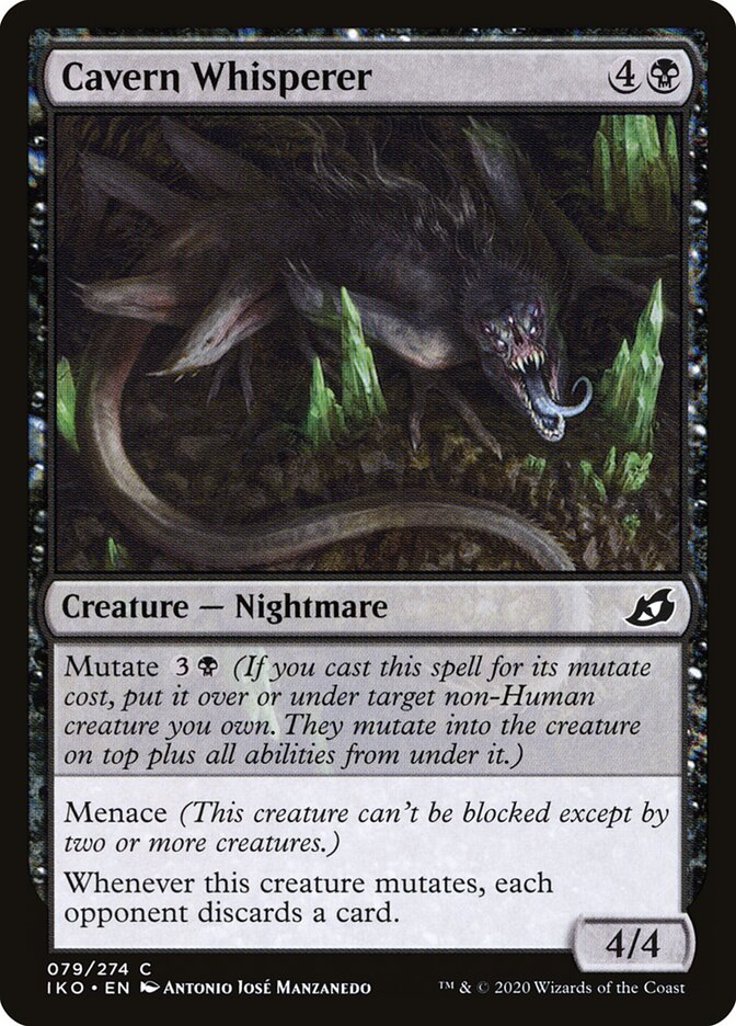 Cavern Whisperer 79 Common Ikoria: Lair of Behemoths Magic: The Gathering Near Mint (NM) przód