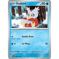 Delibird 046/193 Common Paldea Evolved Pokemon Lightly Played (LP) przód