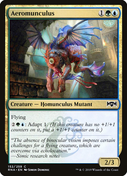 Aeromunculus 152 Common Ravnica Allegiance Magic: The Gathering Near Mint (NM) przód