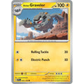 Alolan Graveler 045/159 Common Journey Together Pokemon Reverse Holo Near Mint (NM) przód