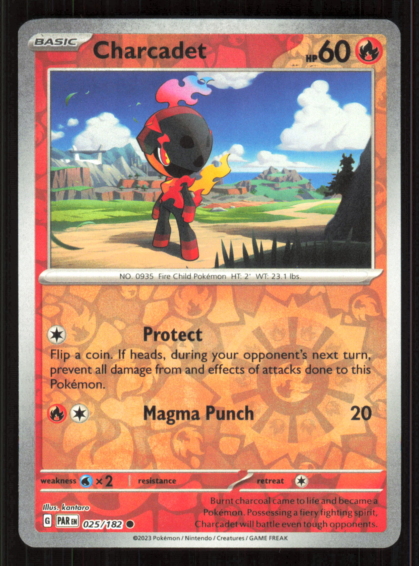 Charcadet Common SV04: Paradox Rift 025/182 Near Mint (NM) przód