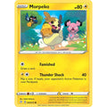 Morpeko 036/072 Common Shining Fates Pokemon Reverse Holo Lightly Played (LP) przód