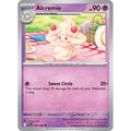 Alcremie 044/094 Uncommon Phantasmal Flames Pokemon Reverse Holo Near Mint (NM) przód