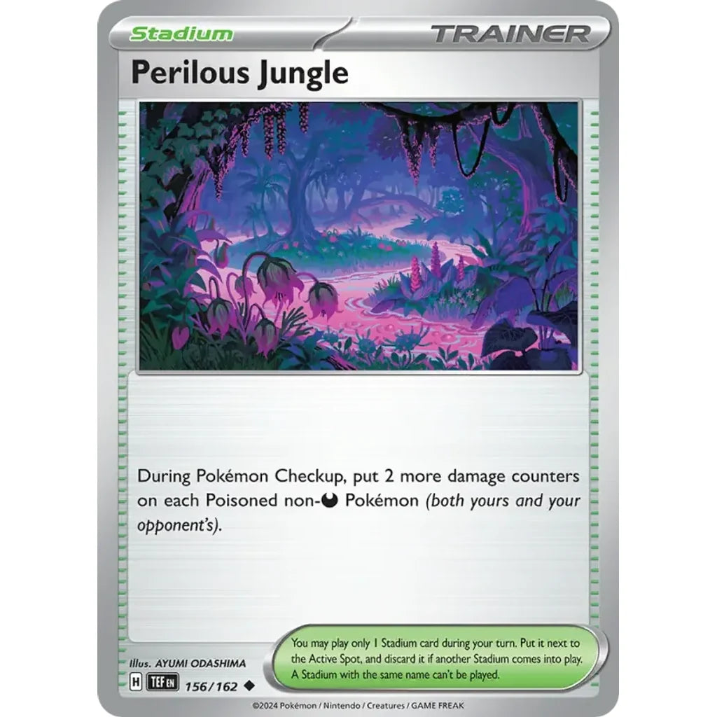 Perilous Jungle 156/162 Uncommon Temporal Forces Pokemon Near Mint (NM) przód