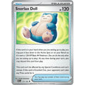 Snorlax Doll 175/182 Uncommon Paradox Rift Pokemon Near Mint (NM) przód