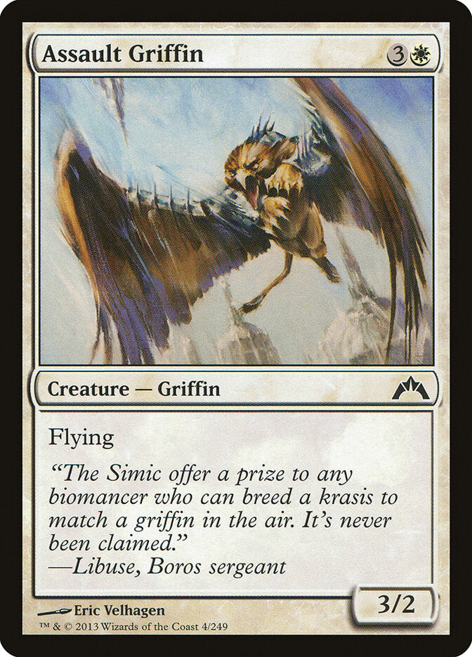 Assault Griffin 4 Common Gatecrash Magic: The Gathering Near Mint (NM) przód