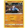 Drilbur 091/185 Common Vivid Voltage Pokemon Near Mint (NM) przód