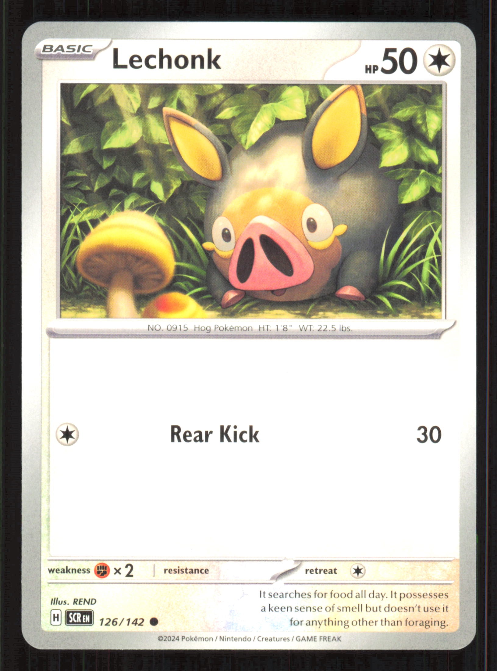 Lechonk Common SV07: Stellar Crown 126/142 Near Mint (NM) przód