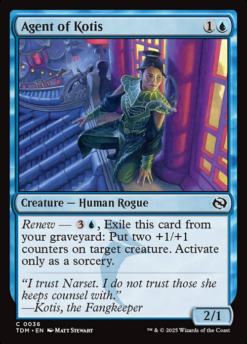 Agent of Kotis 36 Common Tarkir: Dragonstorm Magic: The Gathering Near Mint (NM) przód