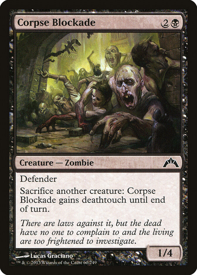 Corpse Blockade 60 Common Gatecrash Magic: The Gathering Near Mint (NM) przód