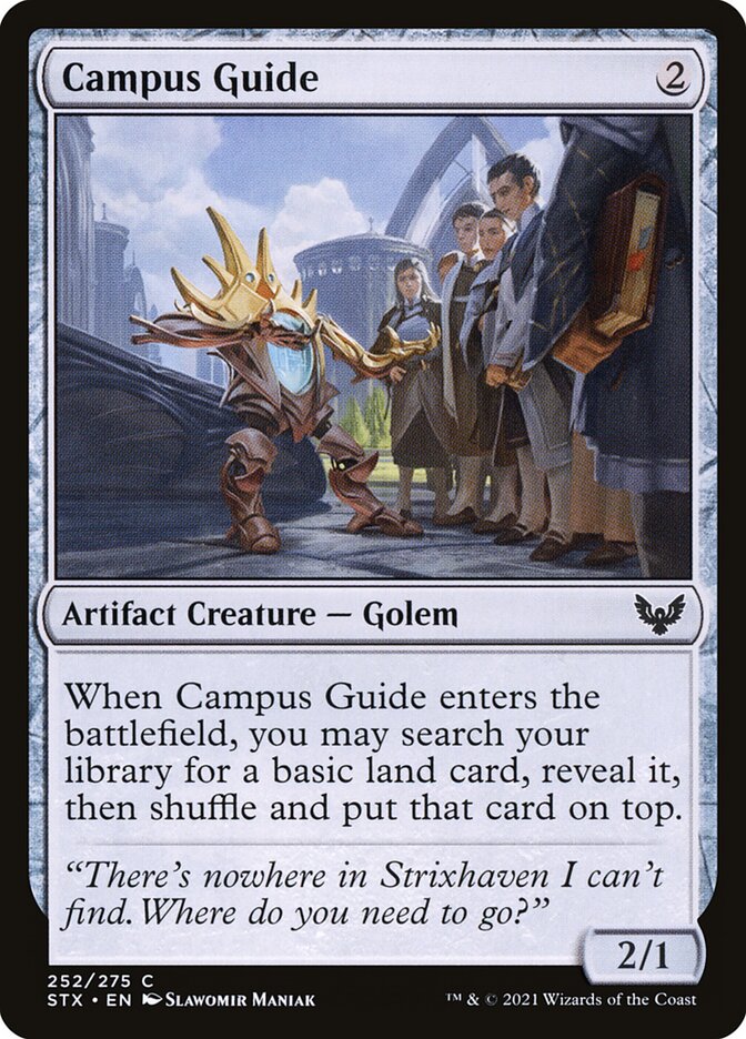 Campus Guide 252 Common Strixhaven: School of Mages Magic: The Gathering Near Mint (NM) przód