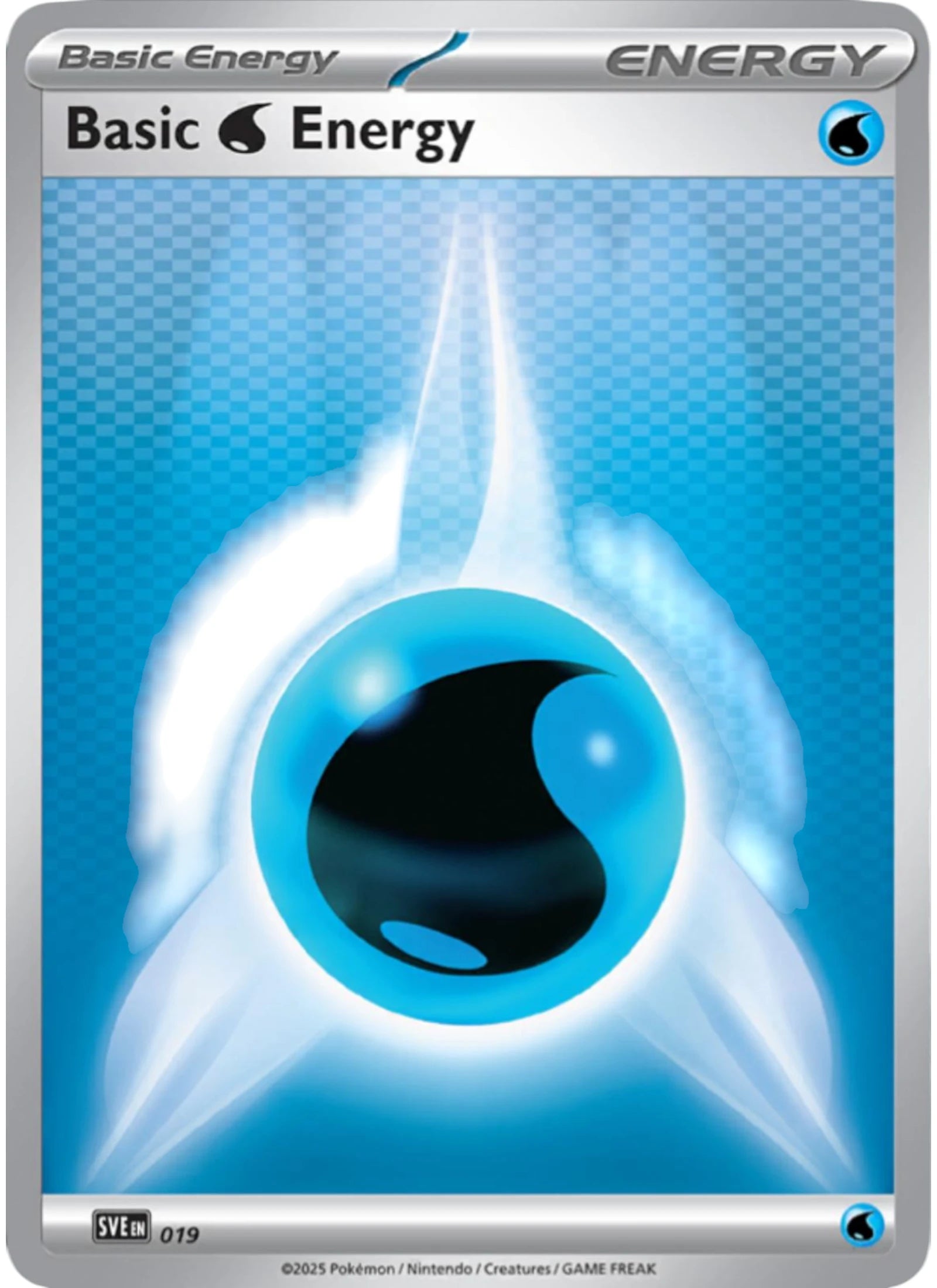 Water Energy · Scarlet & Violet Energy · #019 Near Mint (NM) — przód