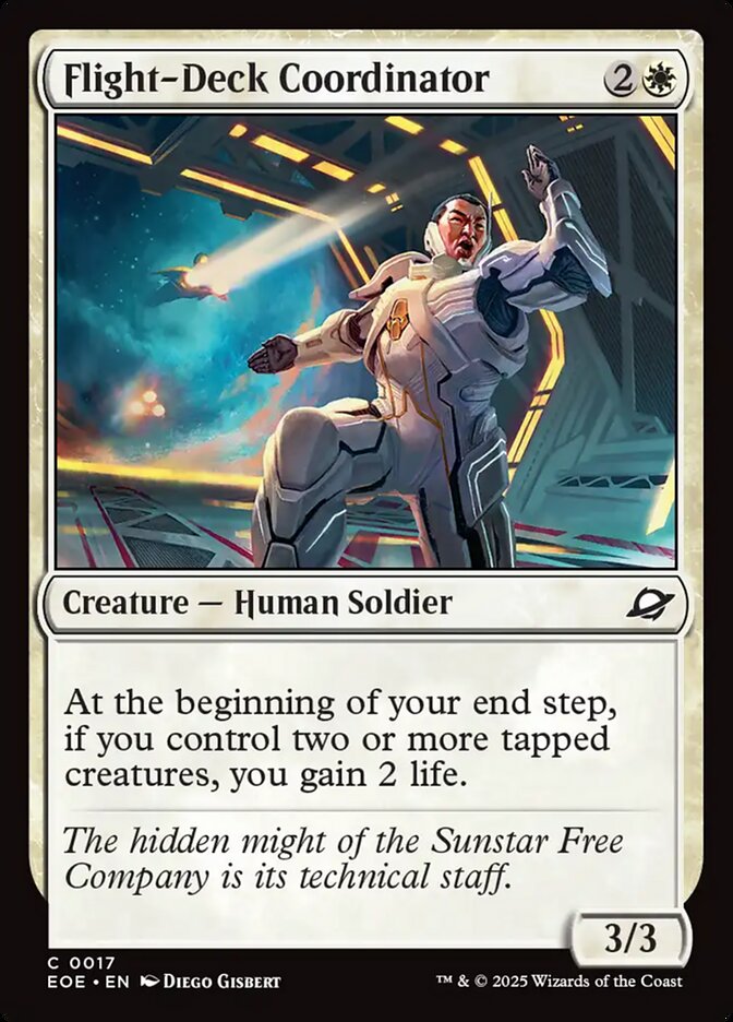 Flight-Deck Coordinator 17 Common Edge of Eternities Magic: The Gathering Near Mint (NM) przód