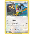 Chatot 129/189 Common Astral Radiance Pokemon Near Mint (NM) przód
