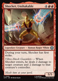 Shocker, Unshakable 89 Uncommon Marvel's Spider-Man Magic: The Gathering Near Mint (NM) przód