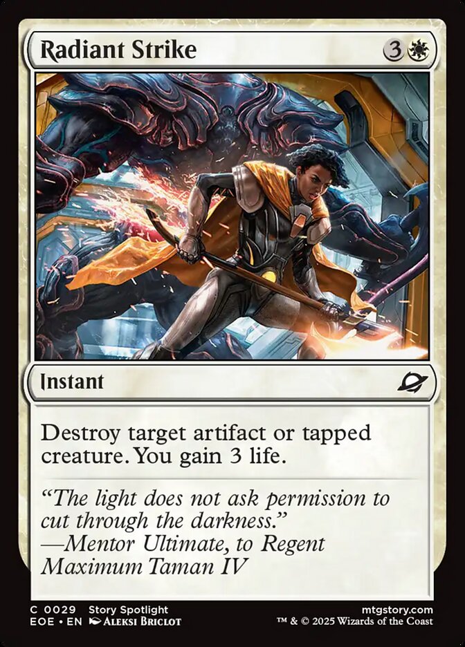 Radiant Strike 29 Common Edge of Eternities Magic: The Gathering Near Mint (NM) przód