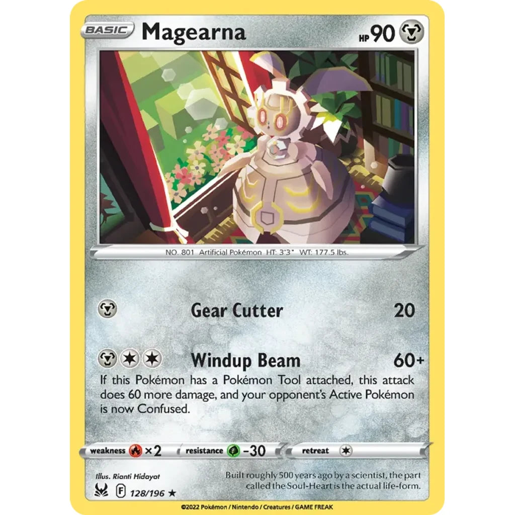 Magearna 128/185 Rare Deck Exclusives Pokemon Lightly Played (LP) przód