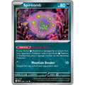 Spiritomb 087/132 Uncommon Mega Evolution Pokemon Reverse Holo Near Mint (NM) przód