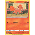 Vulpix 017/195 Common Silver Tempest Pokemon Lightly Played (LP) przód