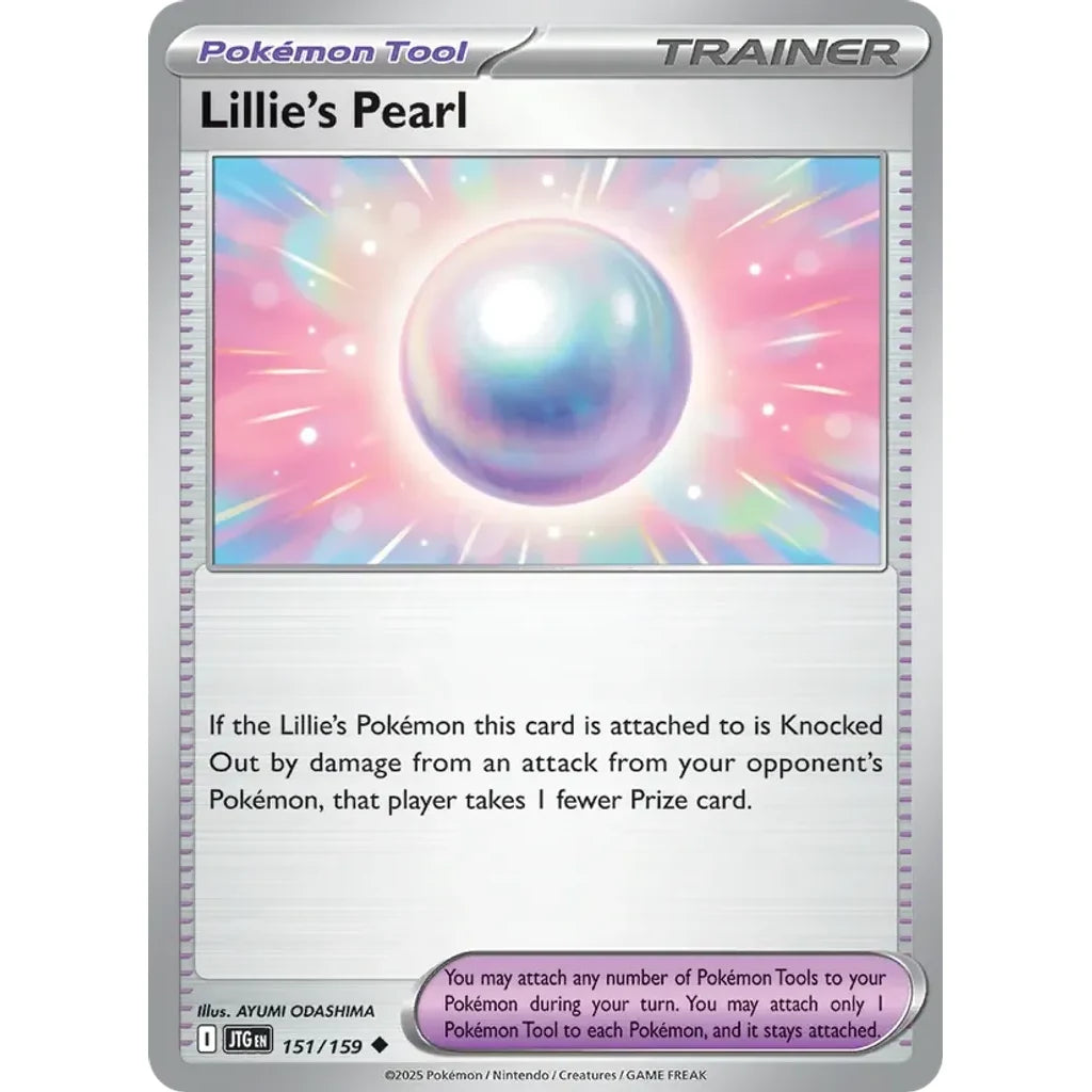 Lillie's Pearl 151/159 Uncommon Journey Together Pokemon Near Mint (NM) przód