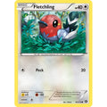 Fletchling 94/114 Common Steam Siege Pokemon Lightly Played (LP) przód