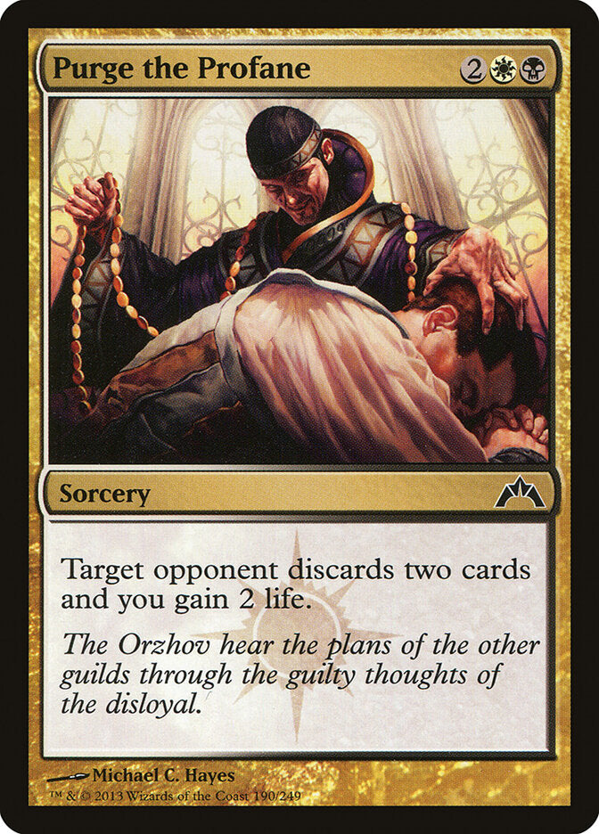 Purge the Profane 190 Common Gatecrash Magic: The Gathering Near Mint (NM) przód