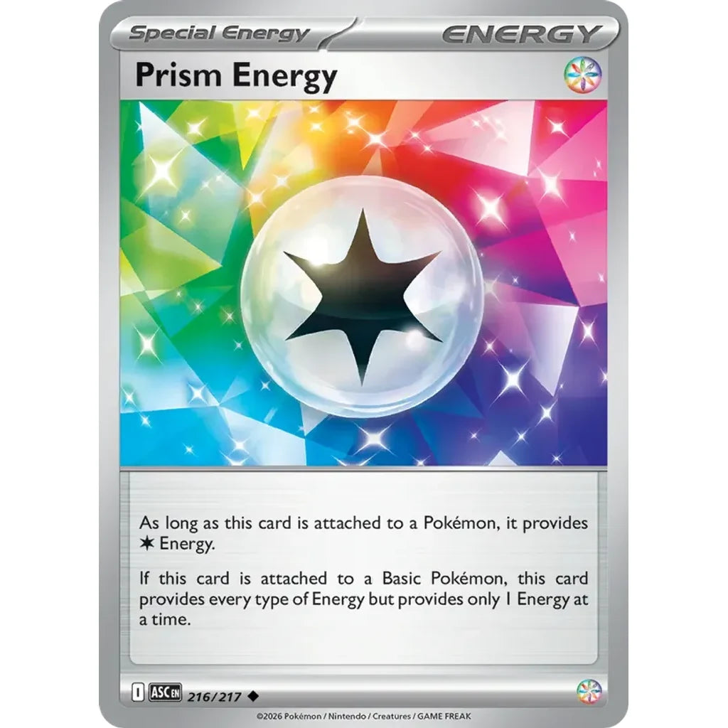 Prism Energy 216/217 Uncommon ME: Ascended Heroes Pokemon Lightly Played (LP) przód