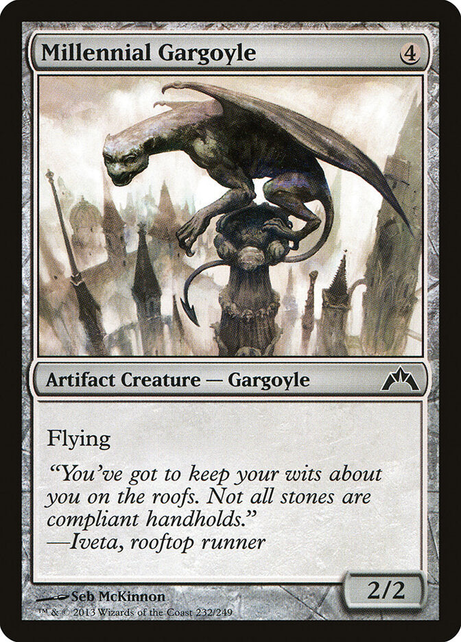 Millennial Gargoyle 232 Common Gatecrash Magic: The Gathering Near Mint (NM) przód