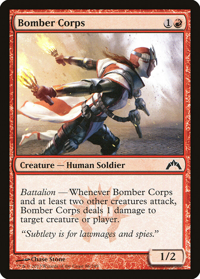 Bomber Corps 86 Common Gatecrash Magic: The Gathering Near Mint (NM) przód