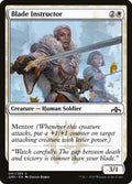Blade Instructor 1 Common Guilds of Ravnica Magic: The Gathering Lightly Played (LP) przód