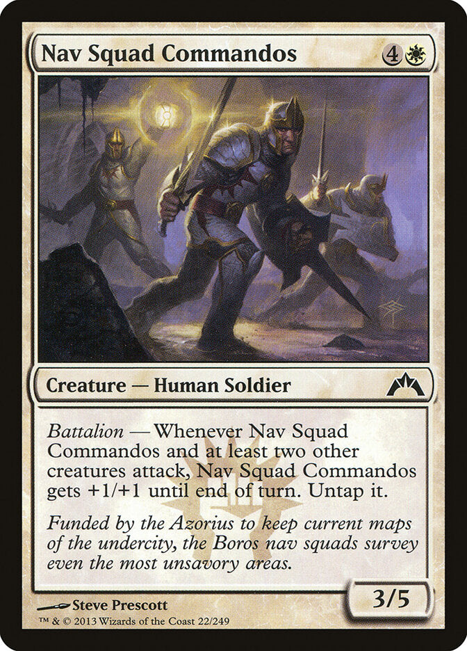 Nav Squad Commandos 22 Common Gatecrash Magic: The Gathering Near Mint (NM) przód
