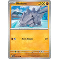 Rhyhorn 74/142 Common Stellar Crown Pokemon Reverse Holo Near Mint (NM) przód