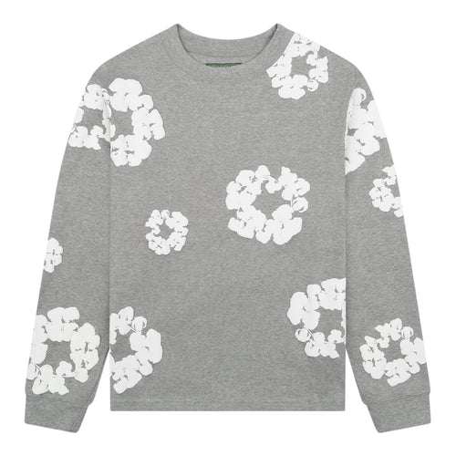 Denim Tears Long Sleeve Cotton Wreath T-shirt - archivebyx