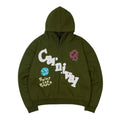 Carnival Enjoy The Process Washed Hoodie Olive SS23 - archivebyx