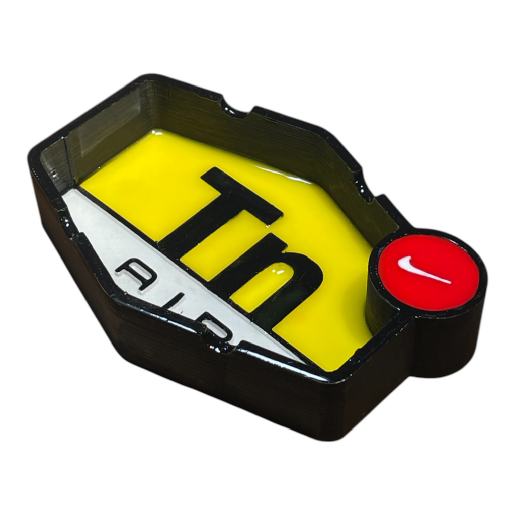 Ashtray with the TN Air logo