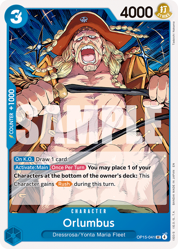 Orlumbus OP15-041 Uncommon Adventure on Kami's Island One Piece Near Mint (NM) przód