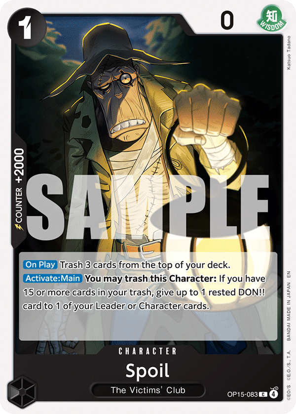 Spoil OP15-083 Common Adventure on Kami's Island One Piece Near Mint (NM) przód