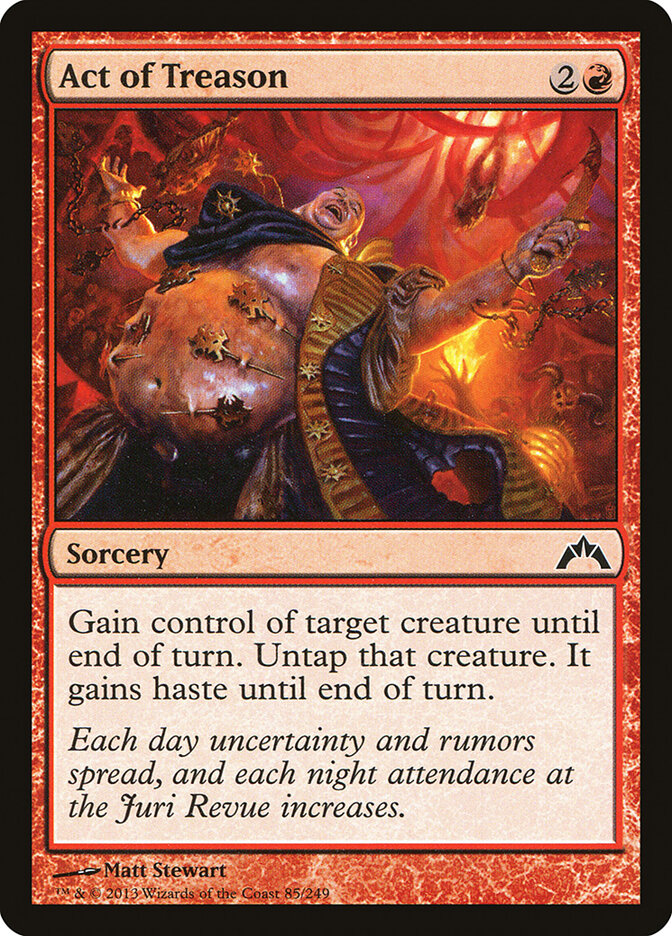 Act of Treason 85 Common Gatecrash Magic: The Gathering Near Mint (NM) przód