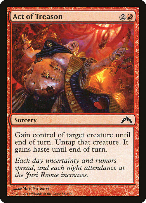 Act of Treason 85 Common Gatecrash Magic: The Gathering Near Mint (NM) przód