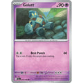 Golett 042/086 Common SV: Black Bolt Pokemon Reverse Holo Near Mint (NM) przód