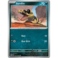 Sandile 064/094 Common Phantasmal Flames Pokemon Near Mint (NM) przód