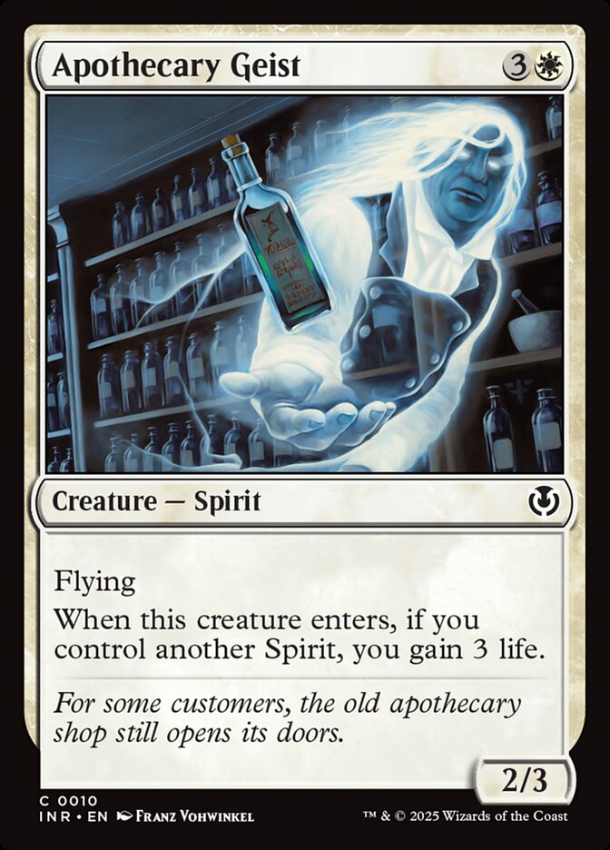 Apothecary Geist 10 Common Innistrad Remastered Magic: The Gathering Near Mint (NM) przód
