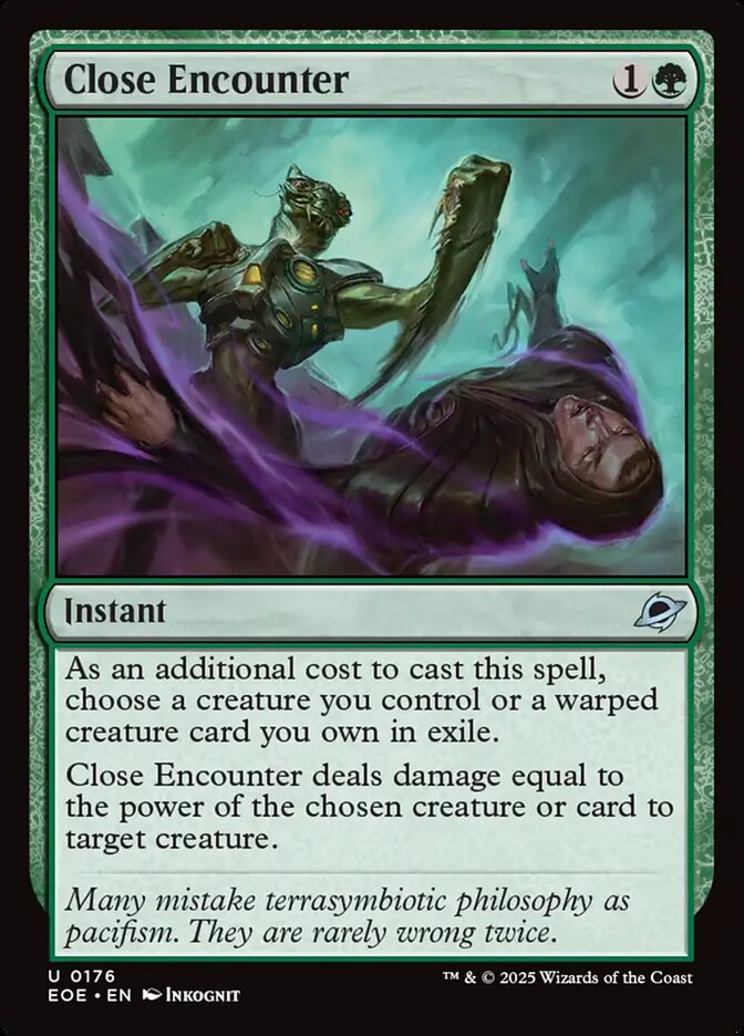 Close Encounter 176 Uncommon Edge of Eternities Magic: The Gathering Near Mint (NM) przód